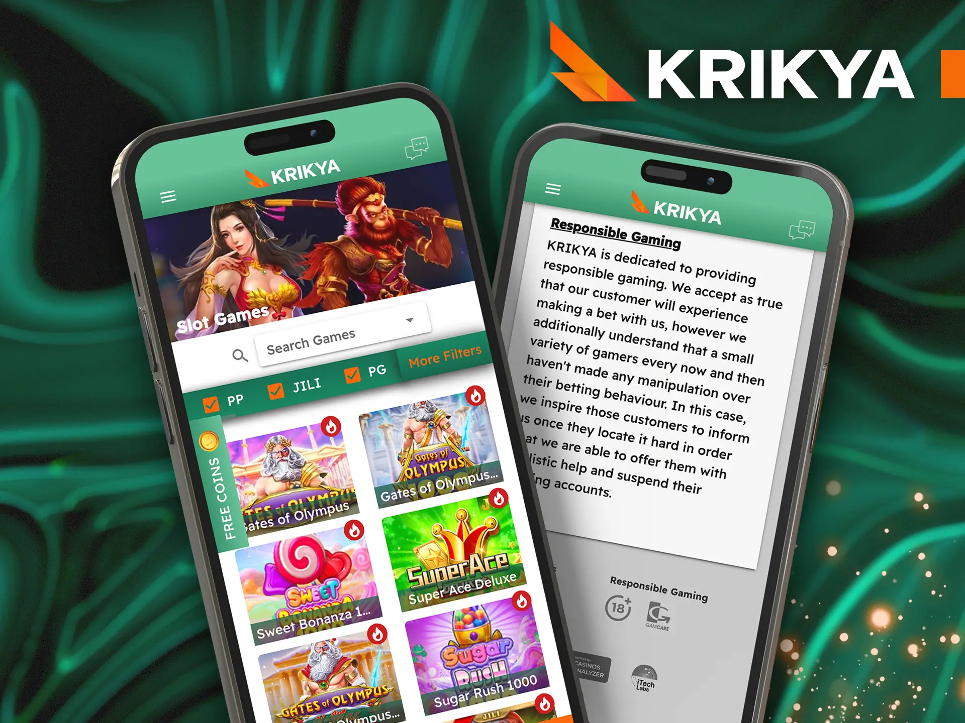 Play responsibly with Krikya’s commitment to safe gaming.