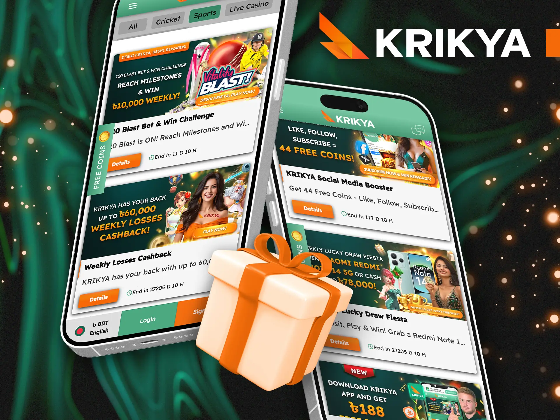 Explore different types of Krikya bet bonuses.