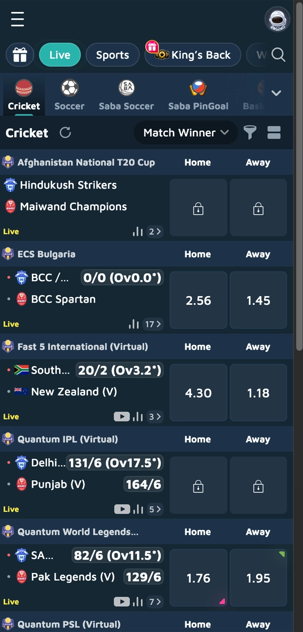 Place sports bets at Krikya and win real money.