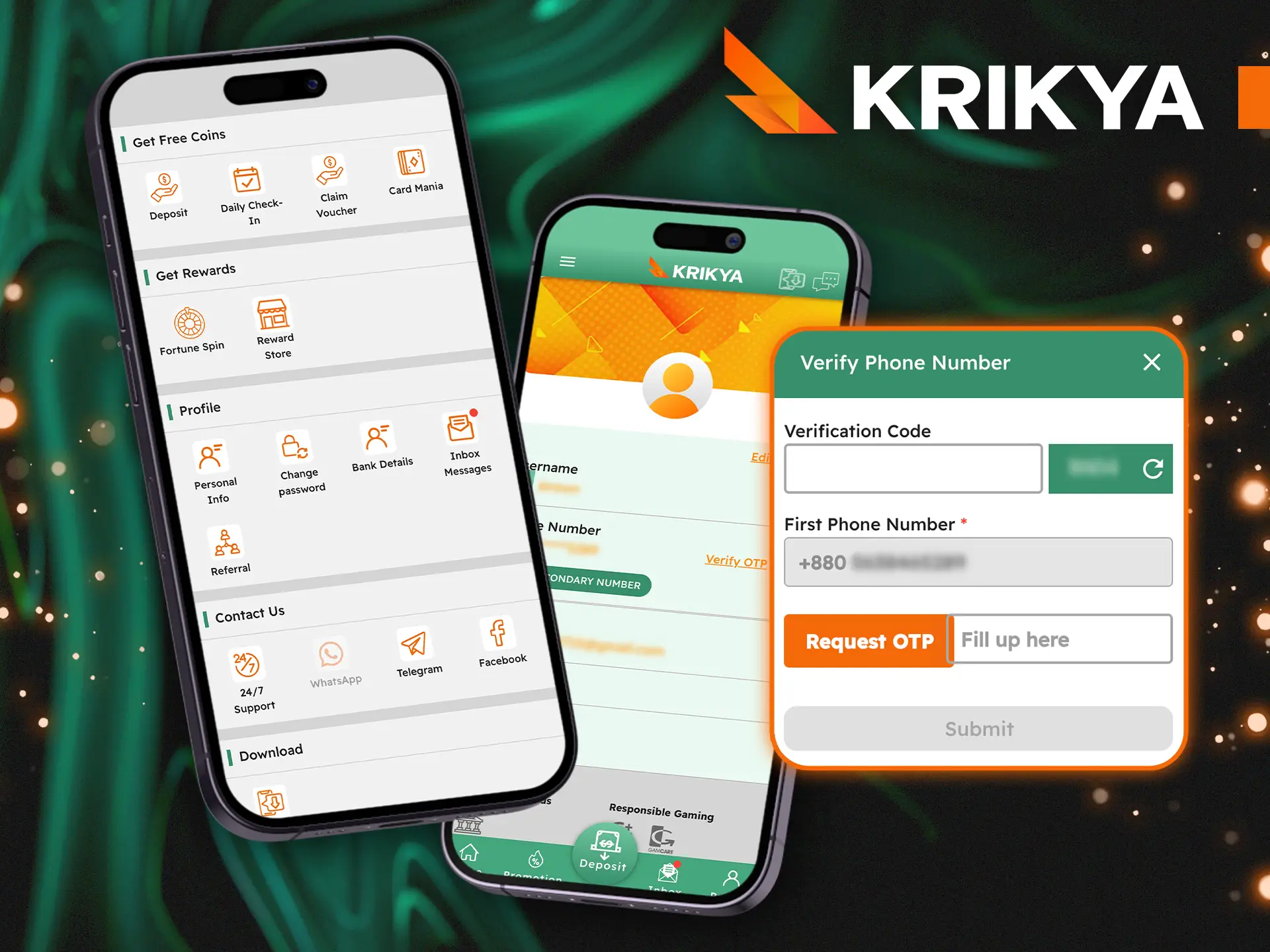 Confirm your Krikya account for secure access.