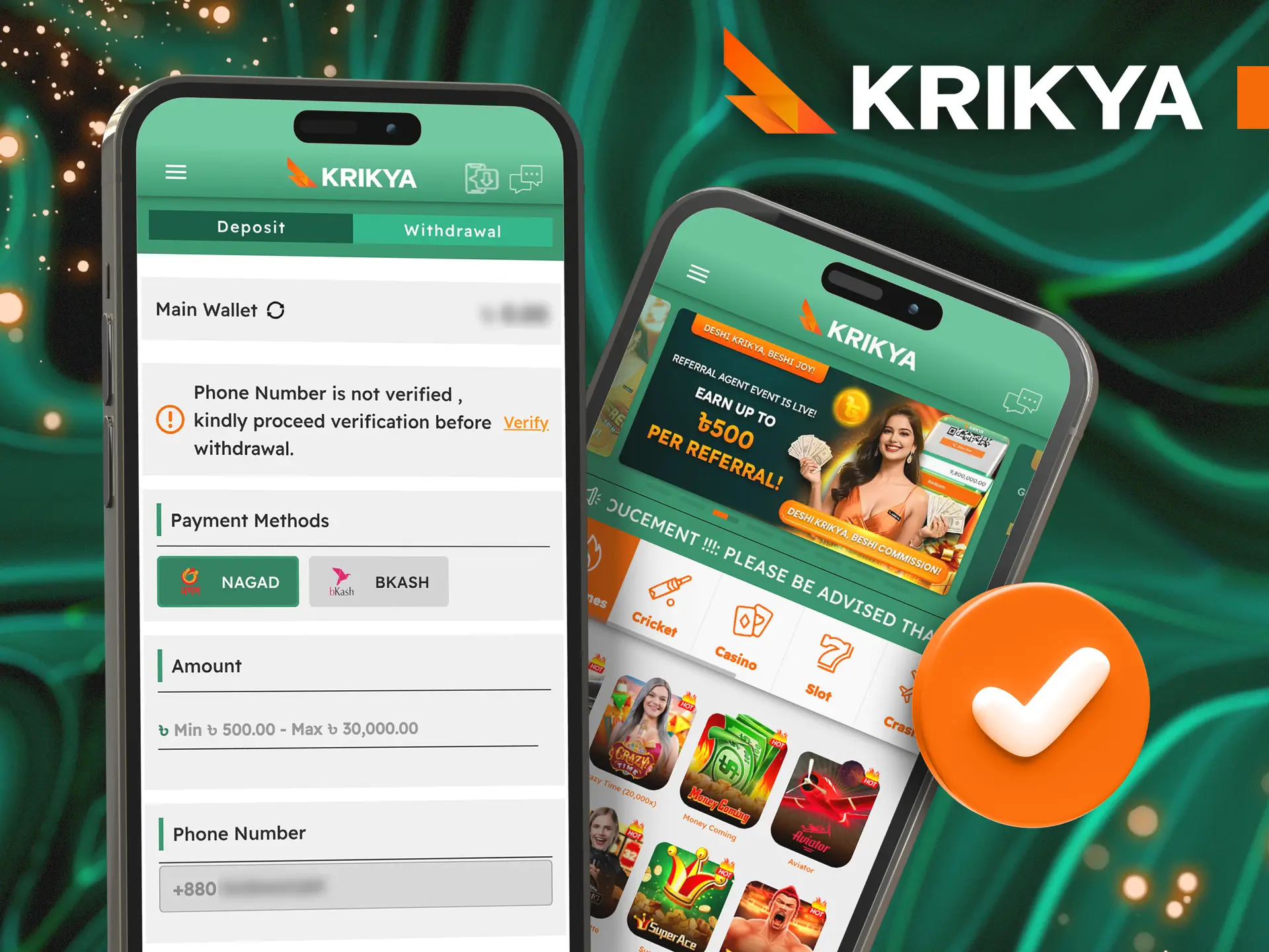 Learn Krikya’s withdrawal rules for smooth transactions.
